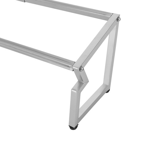 Estante de especias de acero inoxidable, organizador de condimentos para salsa ingredientes soporte para frutas 5 sartenes - Imagen 18 de 18