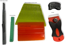  Window Tinting Tools Kit, Auto Car Vinyl Wrap Application Tint Film  17 pc