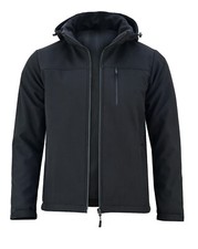 Men’s Hooded Softshell Jacket – Water-Resistant, Fleece-Lined Outdoor Coat