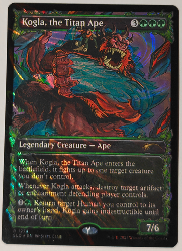 MTG Secret Lair Kogla, the Titan Ape #1274 - SLD March Vol 3 Halo Foil - Bild 2 von 4