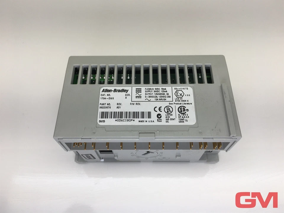 Allen-Bradley Ausgabemodul 1794-OW8 Digital output module 96223676 Ser A Rev A01 - Bild 2 von 4