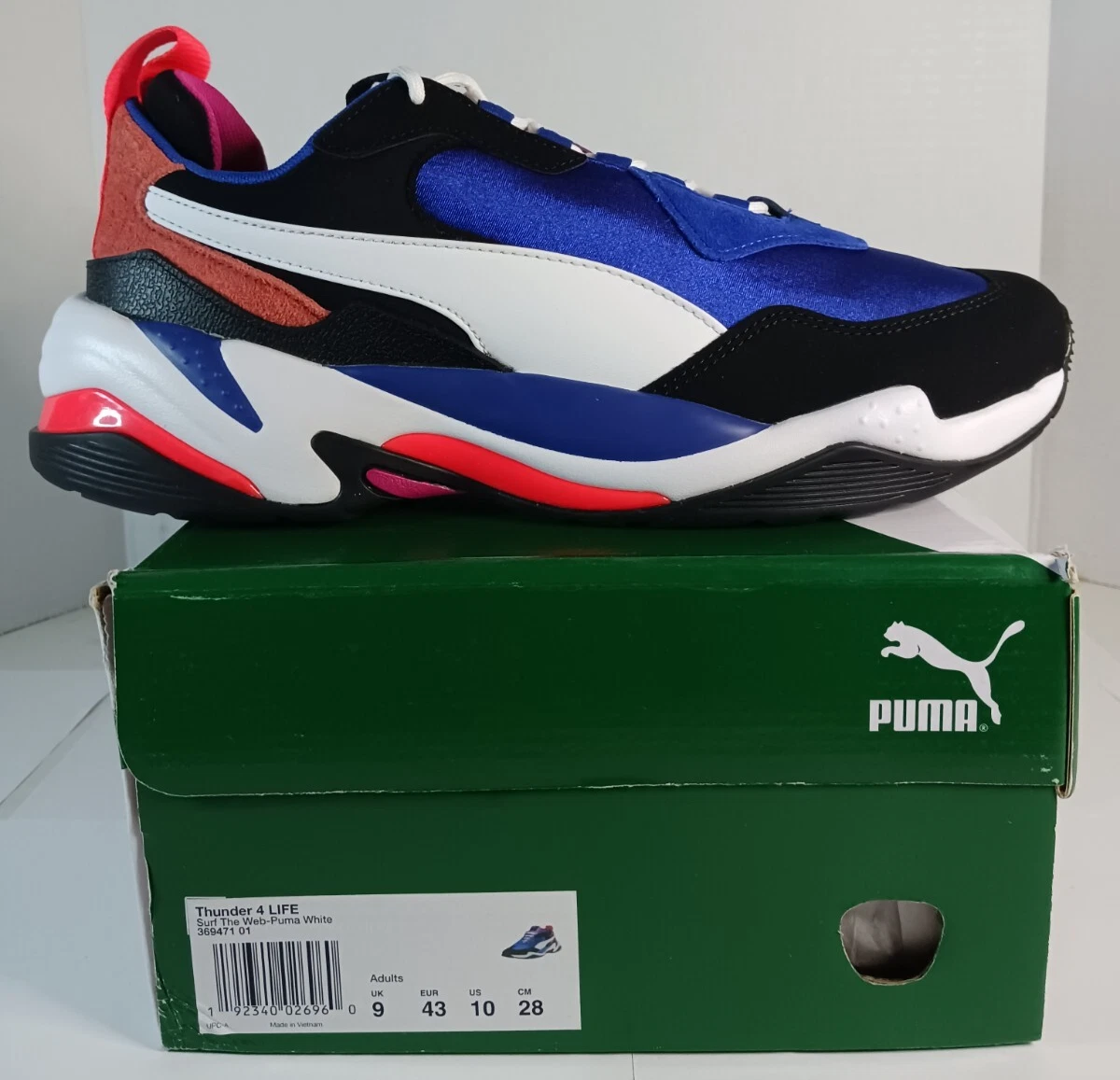 Puma Thunder 4 Life Blue Sneakers Casual Shoes Mens 10 US Loud City SGA MVP