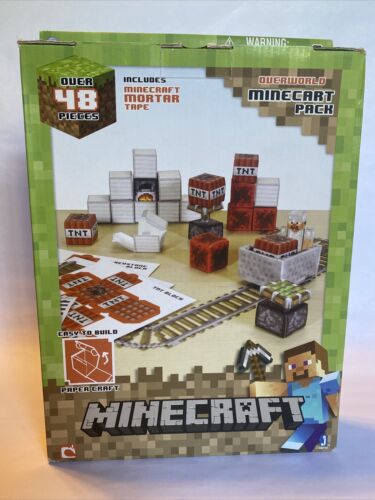 JazWares shows off latest range of Minecraft papercraft