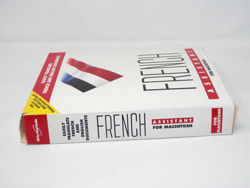 French Assistant Translation Software for MAC 3.5" Floppy Translate to English - Picture 9 of 9