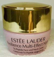 New Estee Lauder Resilience MultiEffect Night TriPeptide Face Neck Creme .24oz