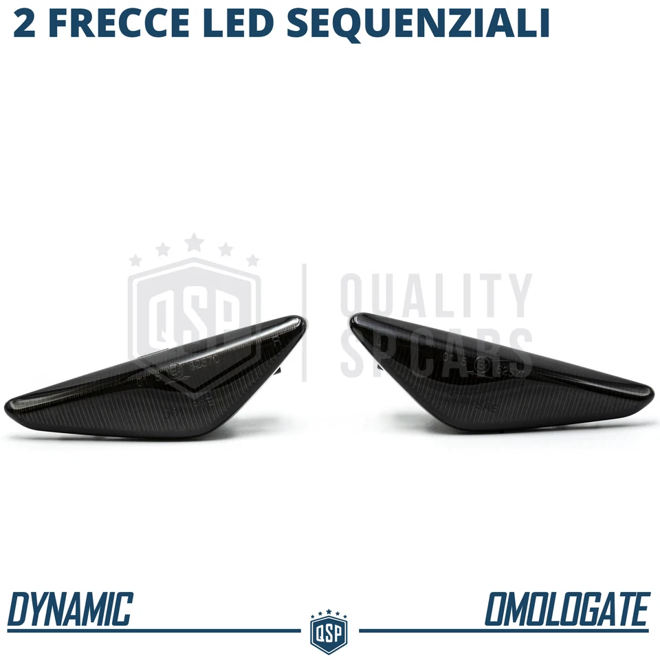 Frecce LED Dinamiche Sequenziali per BMW X3 F25 10-17 CANBUS Omologate Nere - Immagine 2 di 4