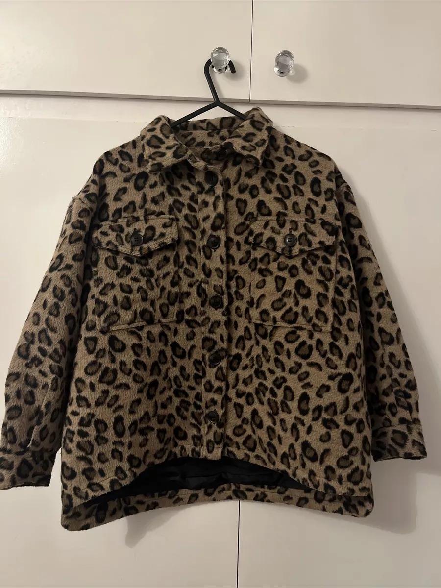 Next girls deals leopard coat
