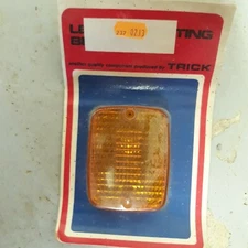 Motorcycle Turn Signal Lens Cover Rectangular Amber