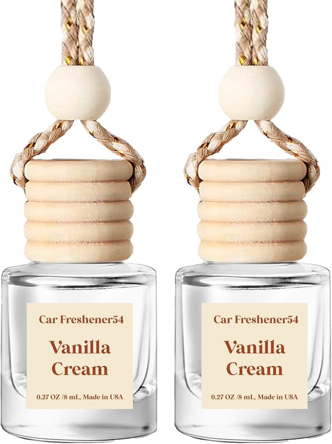 Car Air Freshener Diffuser – Vanilla Cream Scent for a Refreshing Drive