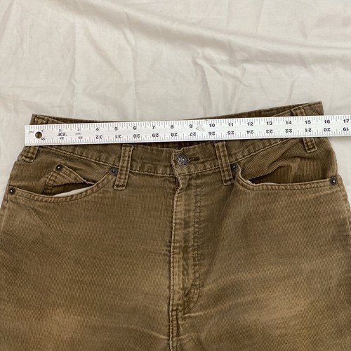 Vintage Used 70er Levis 517 Flare Boot Cut braun Cord Talon Reißverschluss Größe 32x30 - Bild 3 von 9