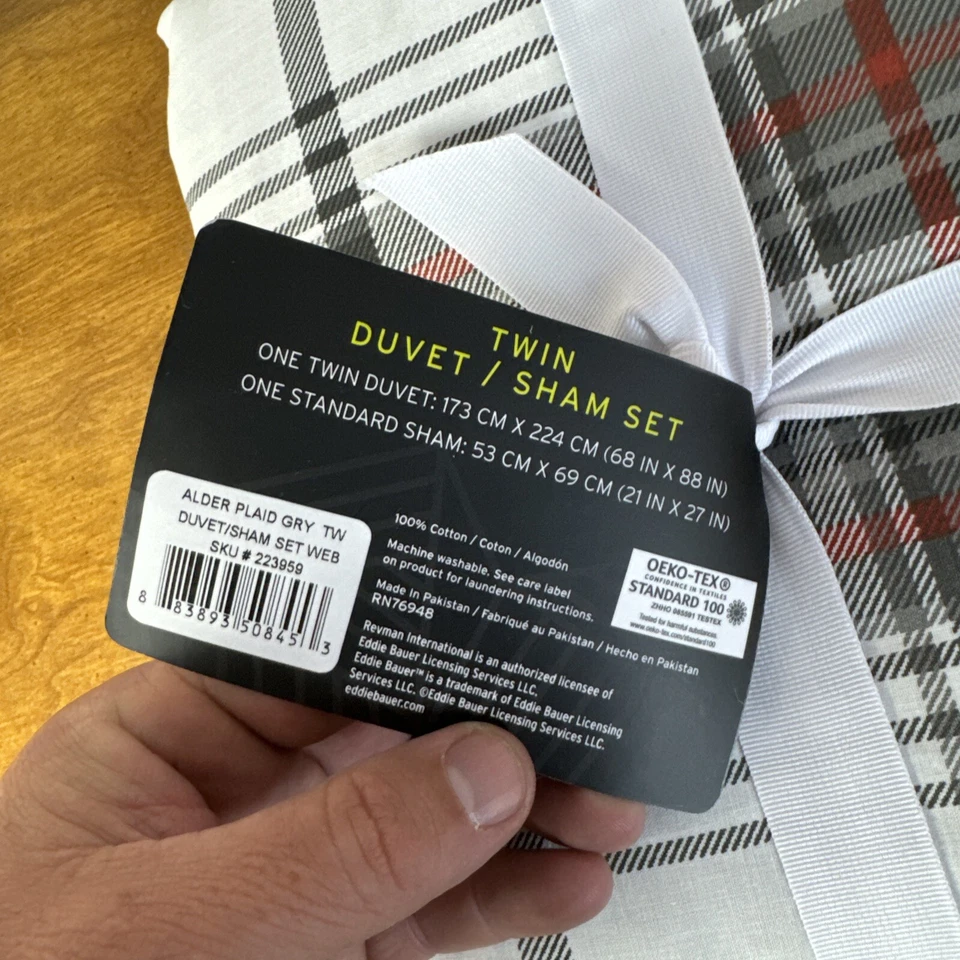 ⚡️Eddie Bauer Home | Alder Collection | 100% Cotton Soft and Cozy Premium (Twin) - Image 2 of 2