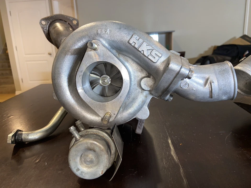 Genuine HKS GT2530 Twin Turbochargers With Divorced Down Pipes For Nissan 300ZX - Image 3 of 4