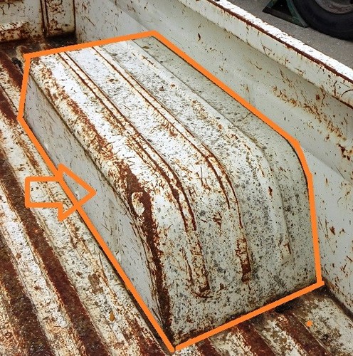 FITS DATSUN NISSAN 520 521 PICKUP MODEL 1965 72 BED INNER FENDER PANEL PAIR R L - Picture 2 of 4