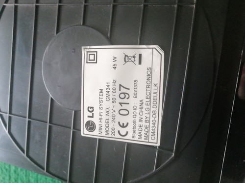 Lettore CD Compatto Hi Fi LG CM 4341 - Foto 5 di 5