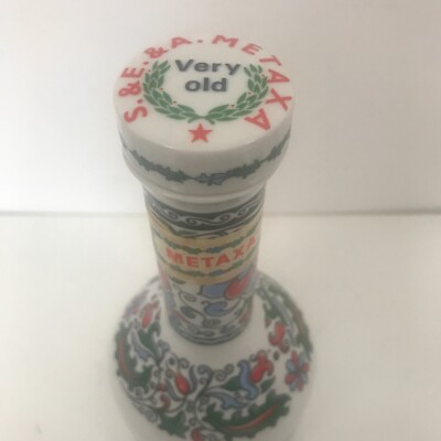未開封　XA GRAND OLYMPIAN RESERVE 700ml Metaxa Grand Olympian Reserve Empty Bottle .7L Porcelain Hand