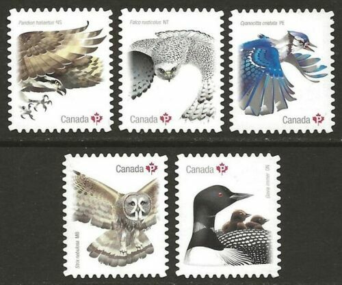 Canada - 2017 - Scott #3018i-3022i - Die Cut to Shape from Booklet - MNH - Bild 1 von 1