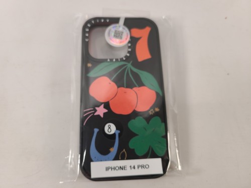 Casetify Lucky Matte Black Impact Case For iPhone 14 Pro