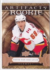 2009-10 Upper Deck Artifacts DAVID VAN DER GULIK rookie card #183