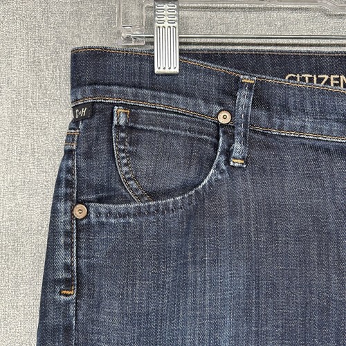 Pantalones de mezclilla para mujer Dani recortados pierna recta talla 29 con puños - Imagen 4 de 15