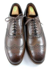 Allen Edmonds  "MCALLISTER" Wing-Tip Oxfords 10.5 D Chili Made in USA(535N)
