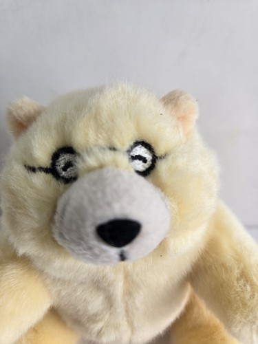 Russ Charmin Dillion Bear Stuffed Animal Plush Advertising Yellow 5" Beanie 2002 - Picture 2 of 7