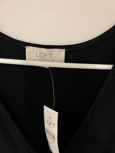 NWT  Loft Outlet Small  Super Stretch MIDI Dress Blue 0085 - Picture 3 of 10