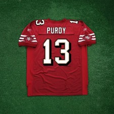 Brock Purdy Reebok San Francisco 49ers NFL Authentic On-Field EQT Red Jersey