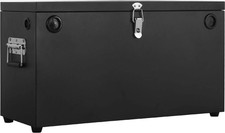 12v Car Rv Marine Dual Battery Box Black Stainless Steel Series