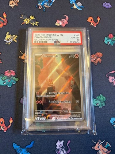 Charmander 168/165 IR Scarlet & Violet 151 PSA 10