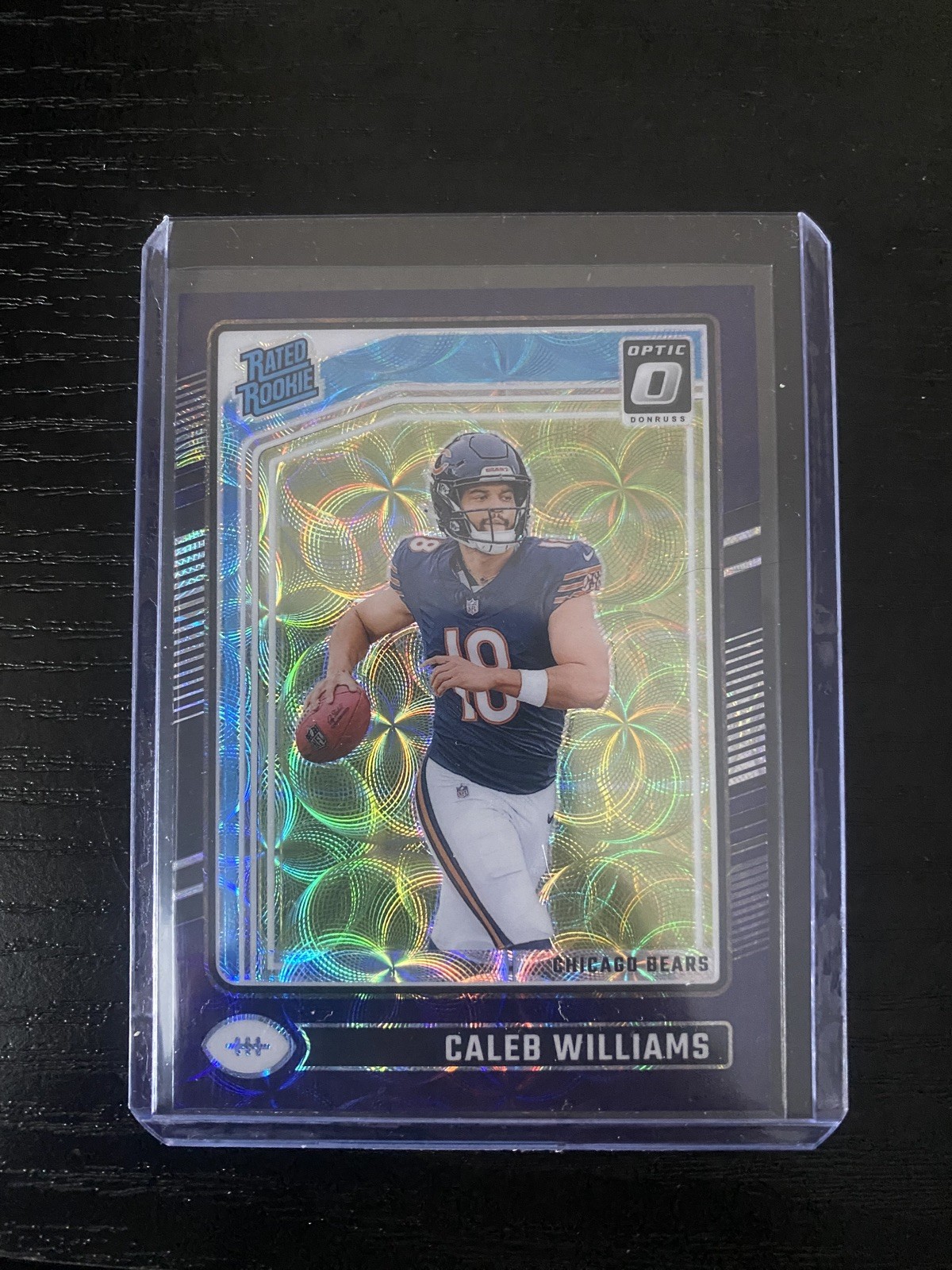 Caleb Williams - 2024 Panini Donruss Optic Rated Rookie #201 Blue Scope Prizm