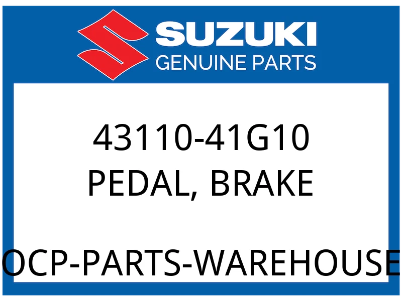 Suzuki OEM Part 43110-41G10 PEDAL,BRAKE