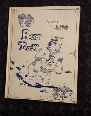 1974/1975 Bear Tracks Yearbook,  Bryant Junior High School, Flint Michigan