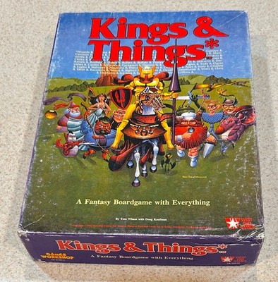 KINGS & THINGS Fantasy Board Game (Games Workshop 1986)