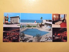 Holiday Inn Hotel St. Petersburg Beach Florida vintage oversized postcard 