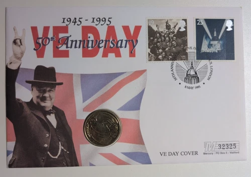 GB 1995 VE Day 50th Anniversary - £2 Coin cover - St.Paul's