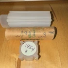 1954 S Roosevelt silver BU 50 coin roll. Original wrapper with toned ends NICE