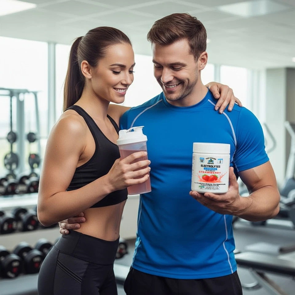 Electrolyte Complex Hydration Powder | 6 Vitamins + 12 Minerals | Strawberry - Image 4 of 4