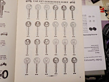 Vintage Remy Ignition Switch Keys for Remy Series #1A-4CX Olds, Auburn 1920'S