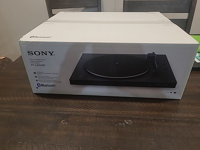 Sony PS-LX310BT Bluetooth Stereo Turntable System - Black - New in Unopened Box