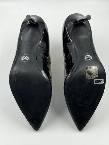 Michael Kors Women’s Black Patent Leather Stilettos Point Toe US Size 9.5 M - Picture 7 of 15