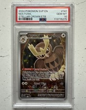Noctowl Black Star Promo 141 Pokémon Scarlet & Violet Stellar Crown PSA 10