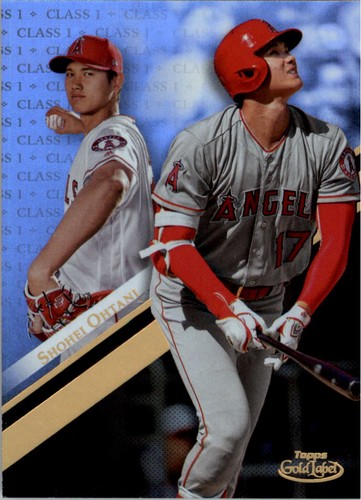 2019 Topps Gold Label Baseball Class 1 #3 Shohei Ohtani