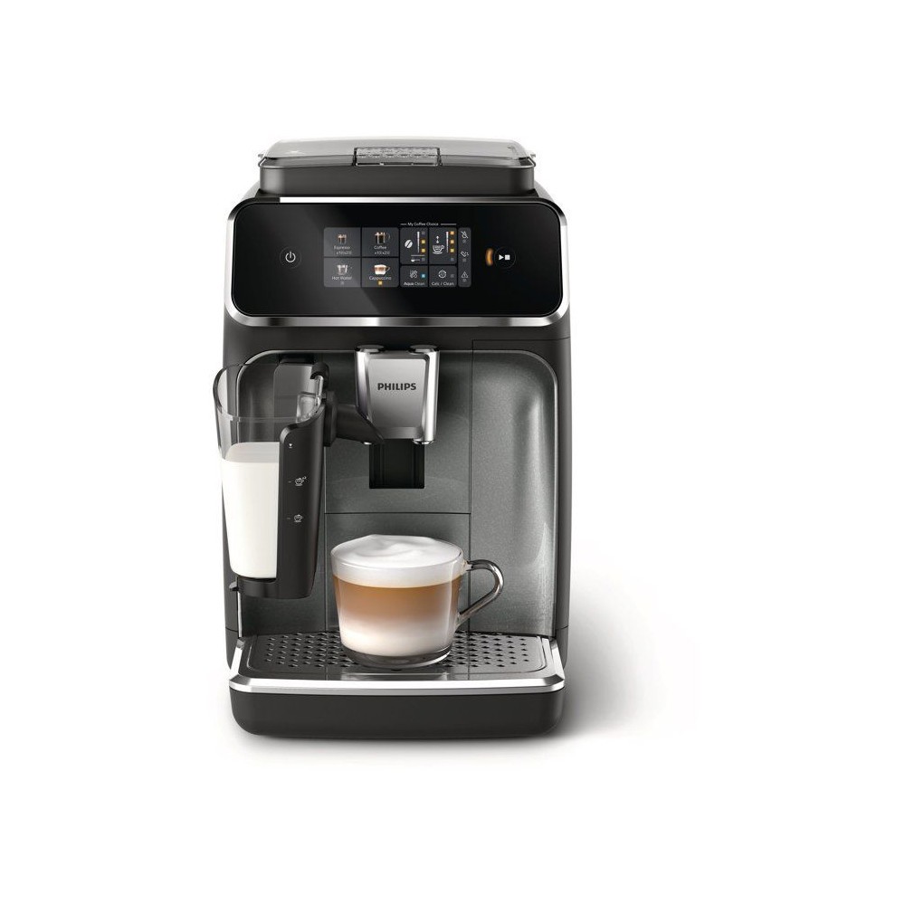 Machine a café expresso broyeur tactile pour éliminer les capsules jetables