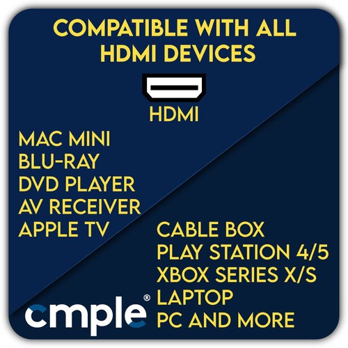 HDMI Extension Cable HDMI Male to Female Cord Extender 4K HD TV PS5 XBOX 10 PACK - Picture 8 of 12