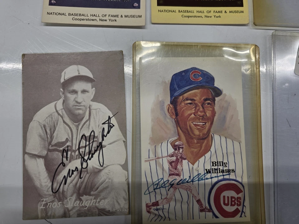 Lot Of Signed Vintage Baseball Postcard, Photos, Duke Snider, Gehringer, Sewell - Image 2 of 4