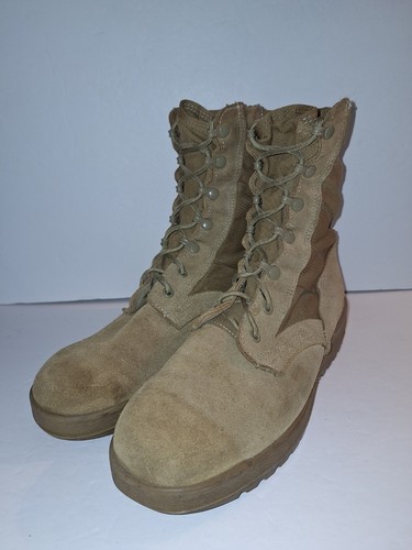McRae 8188 Coyote Vibram Ripple Sole Hot Weather Combat/Work Boot Size 9.5R Used