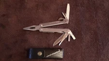 Leatherman 1998 PST ll Multi-Tool w/ Leather Sheath 1198 USA EXCELLENT J