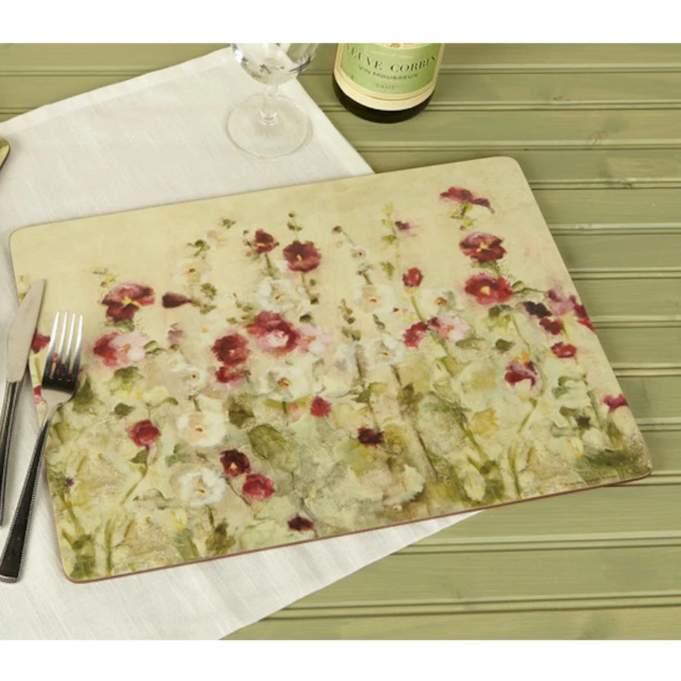 4er Set Tischsets, Platzsets WILD FIELD MOHNBLUME Kork 40x29cm Creative Tops - Bild 3 von 3