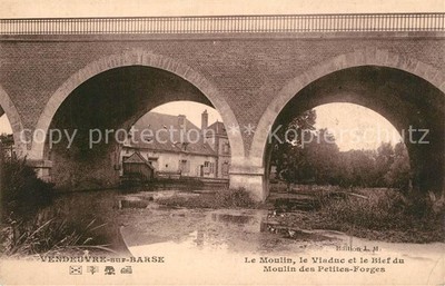 Vendeuvre-sur-Barse Moulin Viaduc et le Bief du Moulin des 