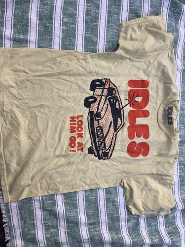 IDLES Band Merch Look At Him GO T Shirt SZ Large Pre-owned H65